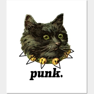 Punk Rock Kitty Cat Posters and Art